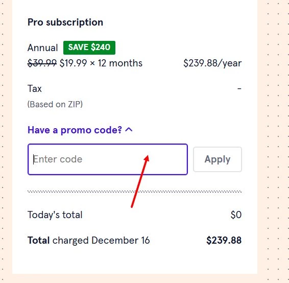 “How to apply a Codecademy promo code”